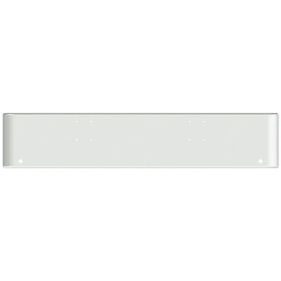 18 Inch Chrome Steel Texas Square Rolled End Bumper W/ Mounting Holes Only 2 M1 Millennium Light Holes For International 9900I SFA 2000 And Newer