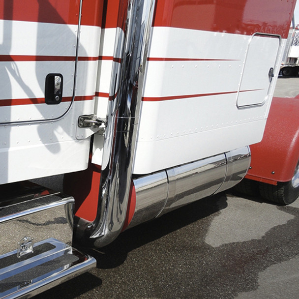 6 Inch Aluminum Blank Sleeper Panels For Peterbilt 379 W/ 63 Inch Sleeper