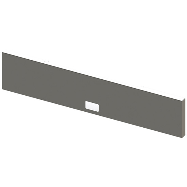 Lincoln Chrome 20 Inch Chrome Plated Texas Blind Mount Boxed End Bumper, 10 Gauge W/ Step Holes & Black Steel Mounting Plates For Freightliner Classic 132Xl & 120 1990 Thru 2003
