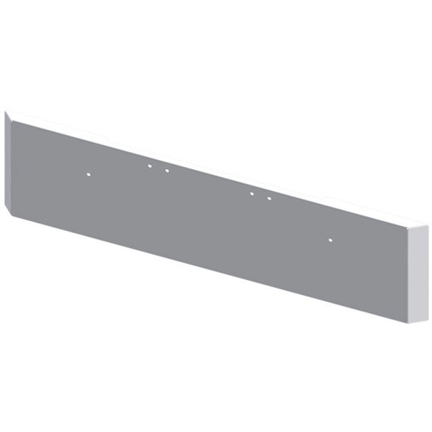 Lincoln Chrome SS 22 Inch Texas Mitered End Bumper, 10 Gauge W/ Mounting Holes For 2004 - 2007 Freightliner Classic 132XL, 120