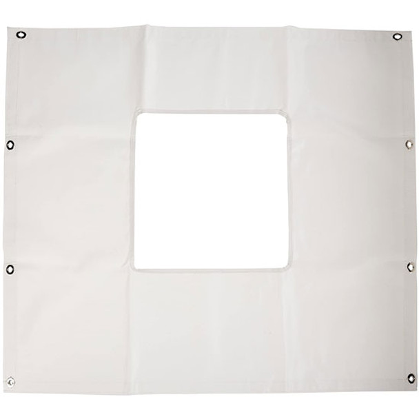 Belmor White Center Cutout Winter Front For Kenworth W900B & AeroCab