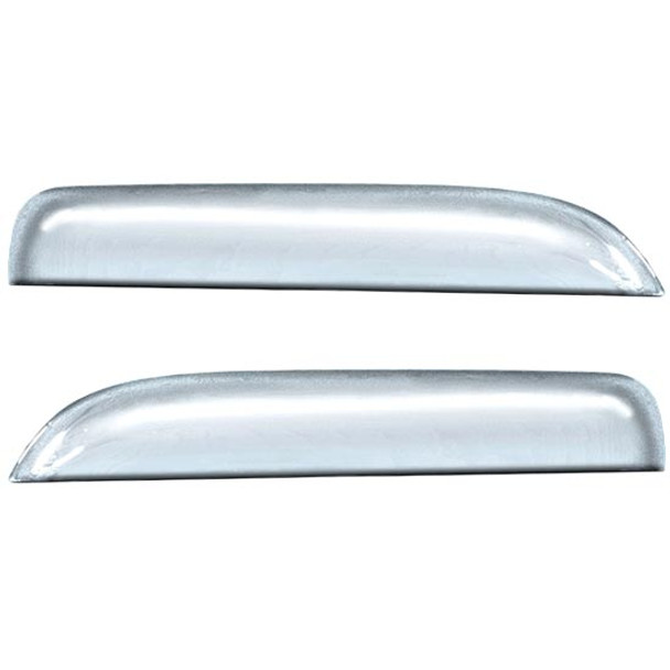 Chrome Chop Top Side Window Deflectors For Volvo VNL Gen II & VNM