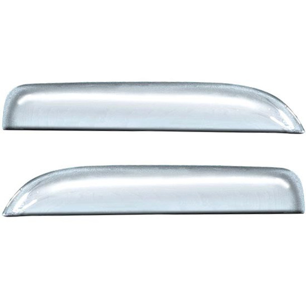 Chrome Chop Top Side Window Deflectors For Kenworth T680 & T880