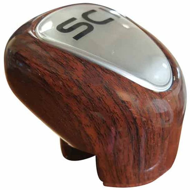 SCI Dark Mahogany Wood Gear Shift Knob Cover