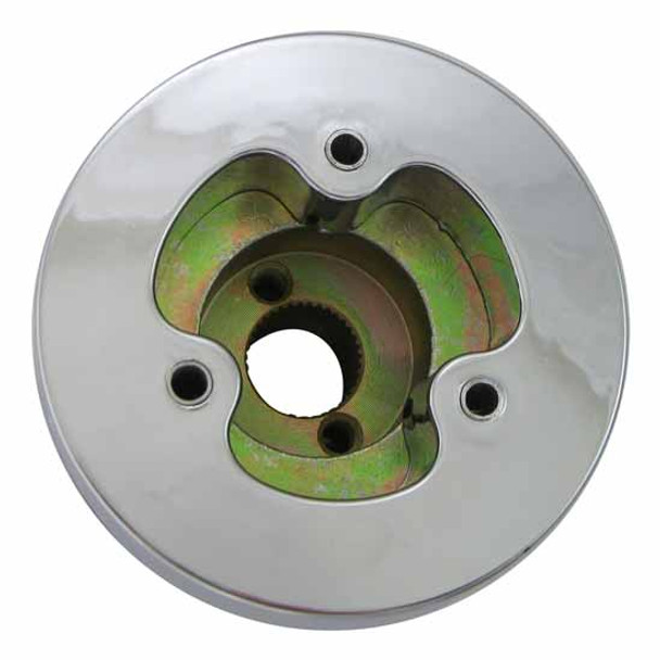 Chrome Hub Adapter To Mount 3 Hole Steering Wheels For Freightliner