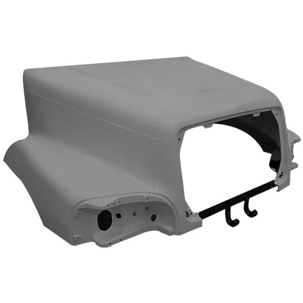 TPHD Fiberglass Hood Shell, Replaces A17-15092-002 For Century C120