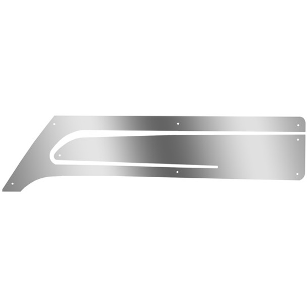 Stainless Upper Cab Trim For Freightliner Century, Columbia, Coronado W/ Rear-Mount Exhaust