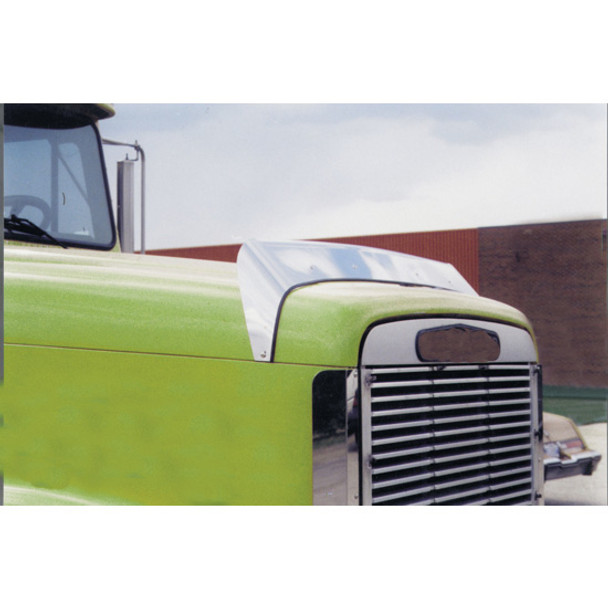 Stainless Steel Aero Style Bug Shield For Freightliner Classic 120 And FLD120