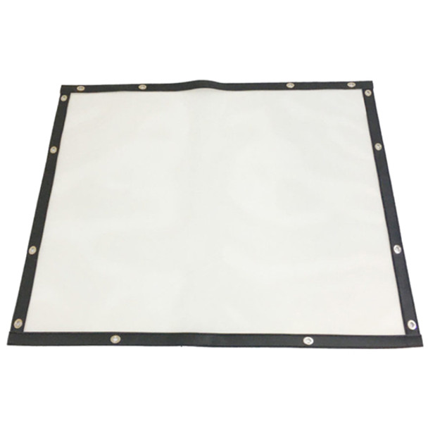 White Mesh Bug Screen W/ Black Vinyl Trim For Freightliner Coronado 132 Glider