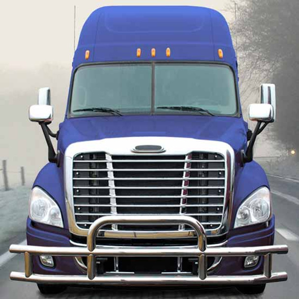 BESTfit Stainless Steel Standard Grille Guard With Mounting Kit For Freightliner Cascadia 113 &125