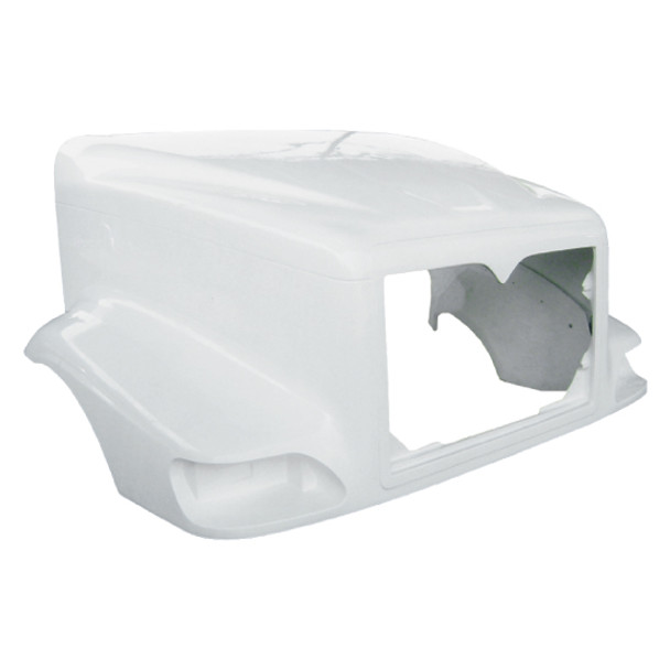 BESTfit Fiberglass Hood Shell, Replaces 3551825C93 For International 9400 Curved Windshield