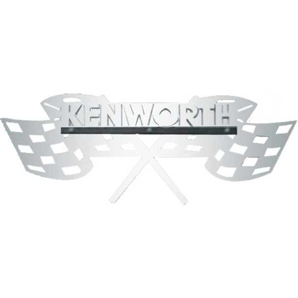 Stainless Steel Victory Lane Style Emblem Accent For Kenworth