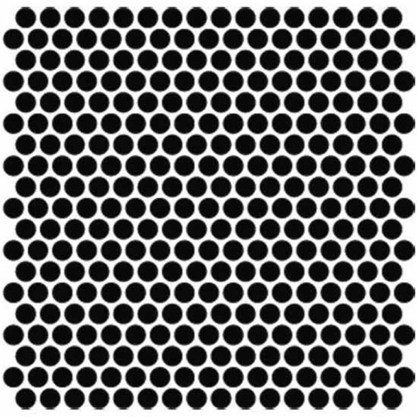 Custom Punched Grille Insert With 1/4 Inch Circles  For Kenworth W900B