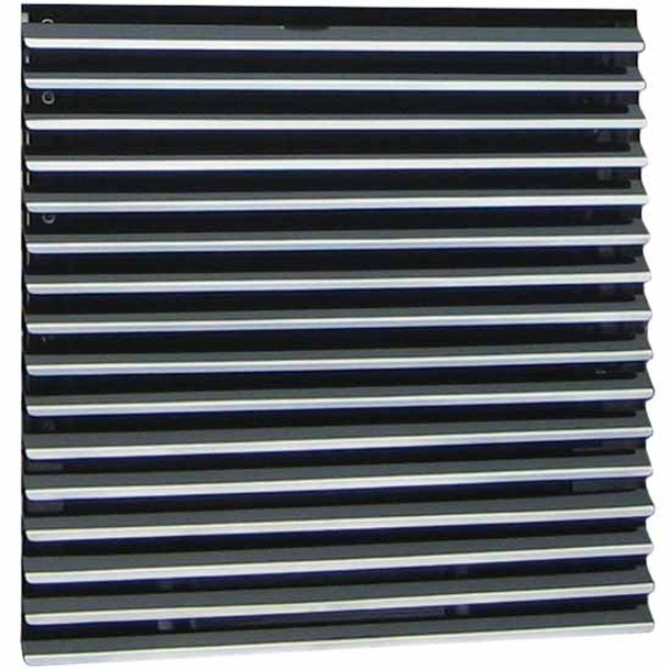 Stainless Steel Grille Insert W/ 16 Louvers For Kenworth W900L, W900L AeroCab