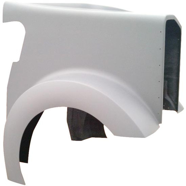 Jones Performance Fiberglass Ram Air Hood For Kenworth W900L AeroCab Jones Performance Fiberglass Ram Air Hood For Kenworth W900L AeroCab