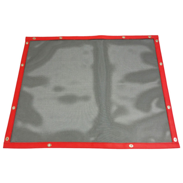 Robert James Black Bug Screen W/ Red Trim Peterbilt 359