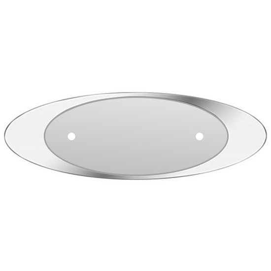 304 Stainless Steel Accent Trim For 8 Inch Oval Peterbilt Classic Emblem