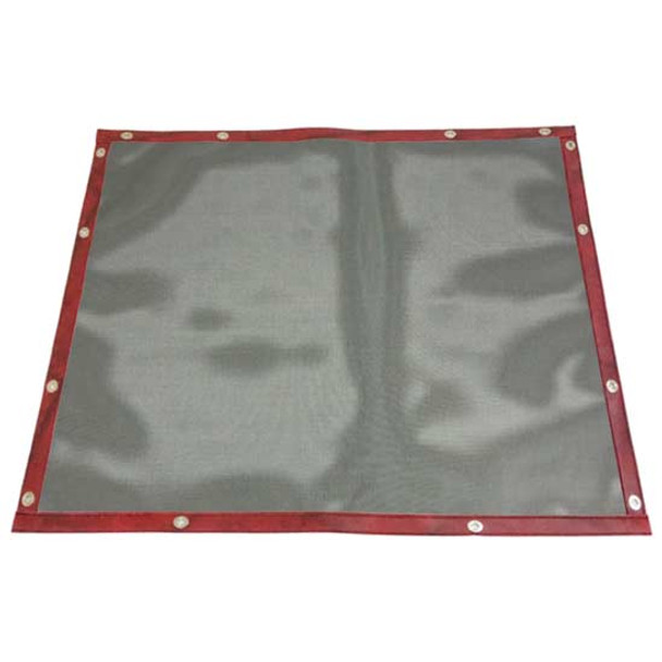 Robert James Black Bug Screen W/ Wine Trim Peterbilt 357/375/377/378/379 W/ Short Hood