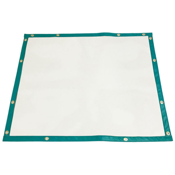 Robert James White Bug Screen W/ Marine Trim Peterbilt 357/375/377/378/379 W/ Short Hood Robert James White Bug Screen W/ Marine Trim Peterbilt 357/375/377/378/379 W/ Short Hood