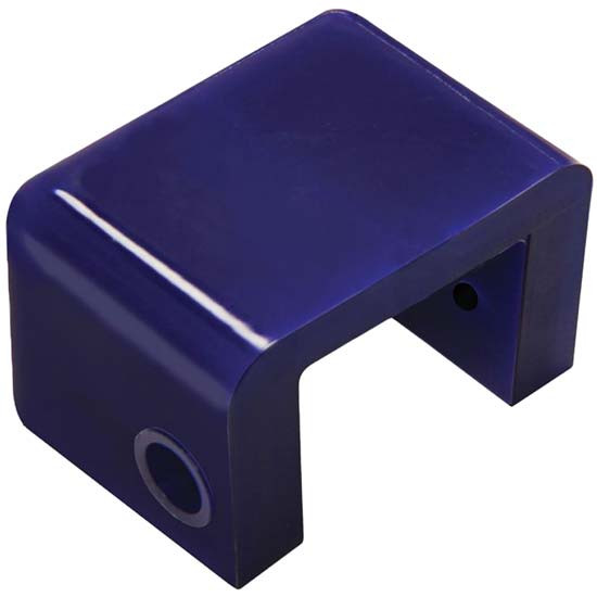 Poly Black Hood Rest 3.157 Inch - 13-03510 For Peterbilt 357, 377, 378, 379