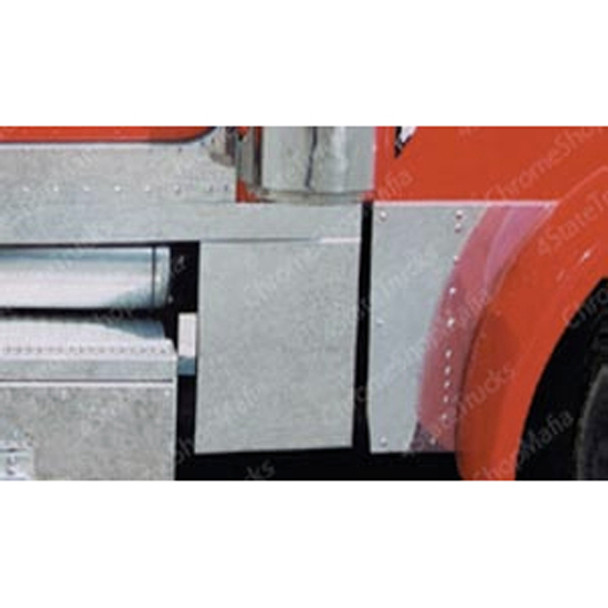 Roadworks SS Hood Extension Panel, Tape Mount For Peterbilt 379 Extended Hood