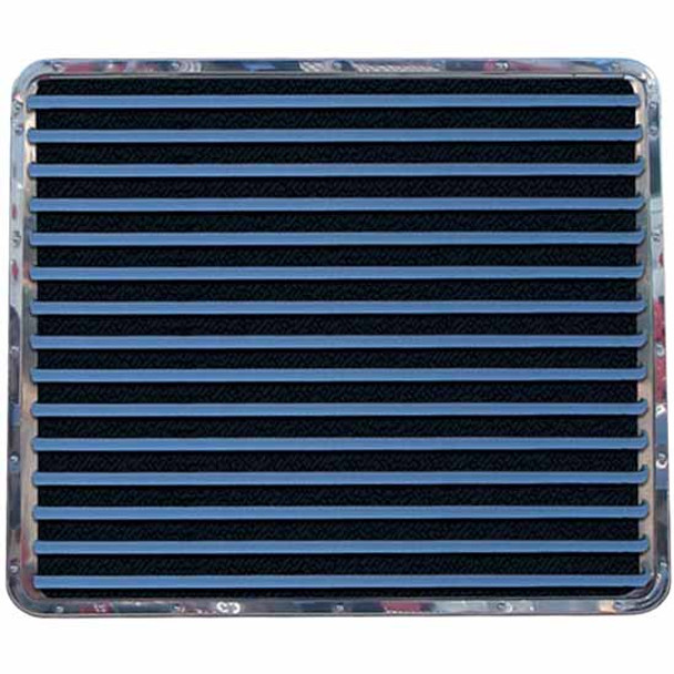 Stainless Steel Louvered Grille W/ 15 Louver Style Bars For Peterbilt 379 119 BBC, 357, 377, 378, 379 & 385