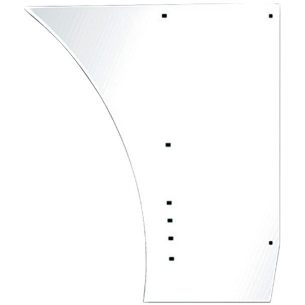 Stainless Steel Hood Extension Panel For Peterbilt 379 127BBC - Pair