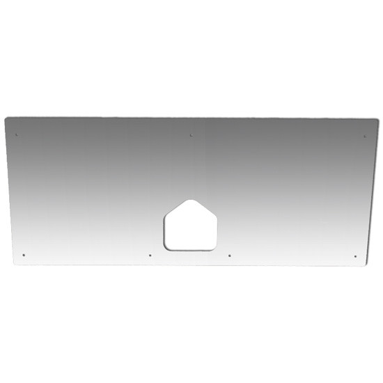 CSM Stainless Tool Box Permit Panel, 3.25 X 32.25 Inch  For Peterbilt 389