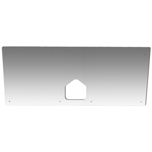 CSM Stainless Tool Box Permit Panel, 3.25 X 32.25 Inch  For Peterbilt 389