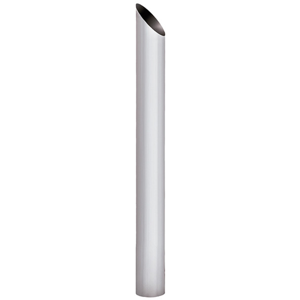 BESTfit Chrome 8 Inch O.D. Miter Cut Exhaust Stack - 48 Inch Length