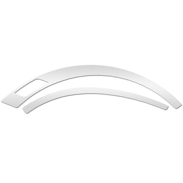 Stainless Steel Outer Fender Trim Kit - 4 Piece For Peterbilt 587