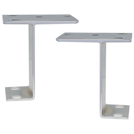 Chrome-Plated Steel Mounting Brackets For Rear Light Bar