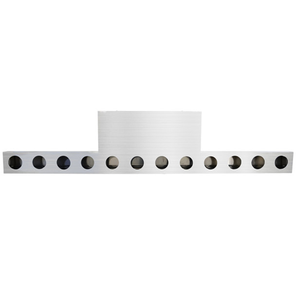CSM 96 X 15 Inch Rear T Bar With 12 Round 4 Inch Light Holes - Evenly Spaced