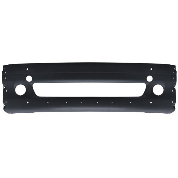 BESTfit Black Steel Center Bumper Section W/ Tow Holes Replaces 21-26020-011 For Freightliner Columbia