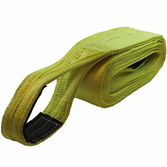 Single Ply Twisted Loop Tow Strap Webbing - 6 In X 30 Ft - 30000 Lb. Working Load Limit - Replaces TS19630