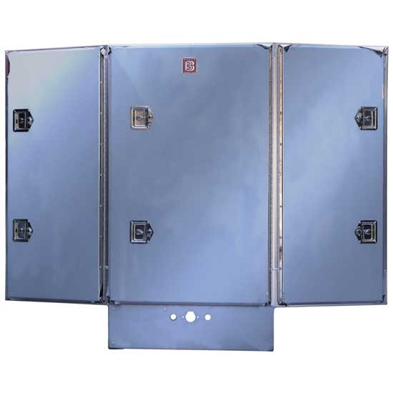 Brunner Aluminum Fleet Rack W/ Tapered Sides, Interior Duracoat, 80 X 62 Inch