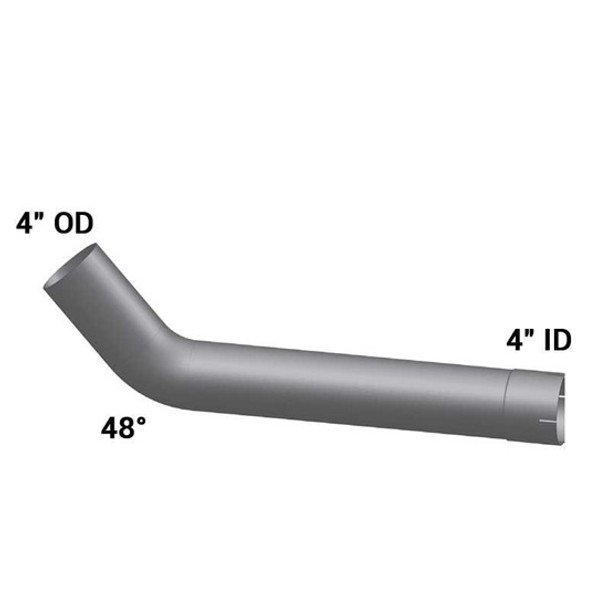 BESTfit 4 Inch Intermediate Pipe Replaces 4ME-33092 For Mack RD & R