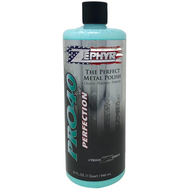 Zephyr Pro-40 Perfection Metal Polish - 32 Oz