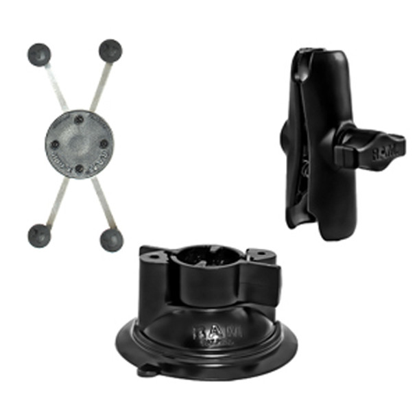 Tablet Holder Suction Cup Base & Standard Arm