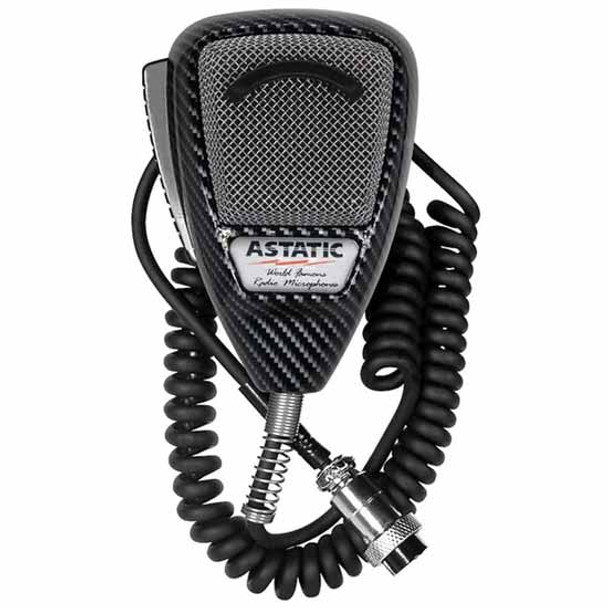 Noise-Canceling 4-pin CB Microphone W/ Carbon Fiber Finish