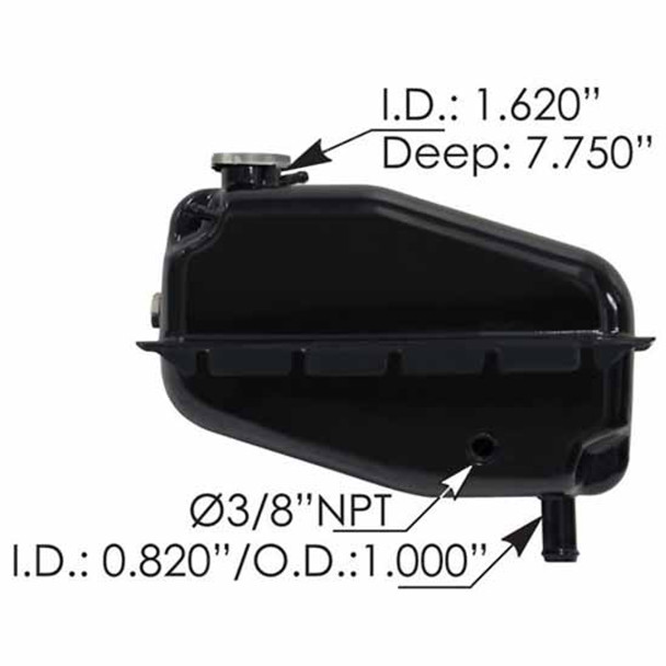 Coolant Reservoir Replaces VMLT1555J & T1555 For Freightliner FLD