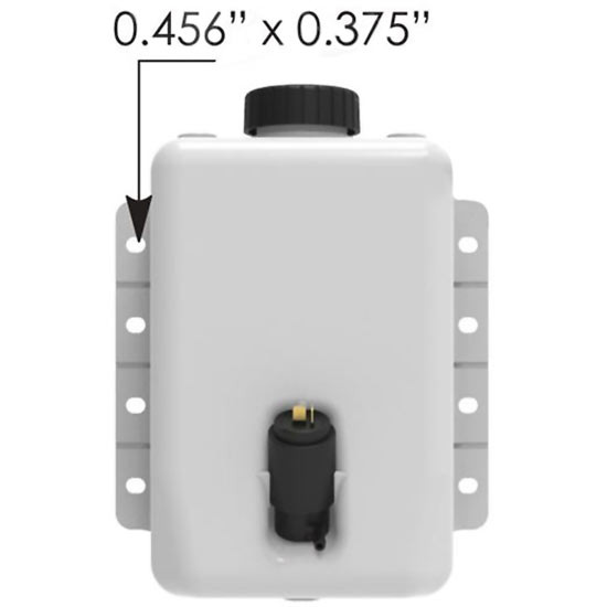 Windshield Washer Reservoir With Pump Replaces FLM065400 For Freightliner, Thomas & Blue Bird Bus