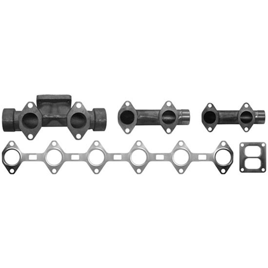 Exhaust Manifold Kit W/ Gaskets Replaces 1814149C2, 1818561C3, 1818561C4 For International W/ DT466 Engine