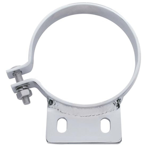 TPHD 6 Inch Narrow Chrome-Plated Exhaust Clamp  For Peterbilt 359, 377, 378 & 379