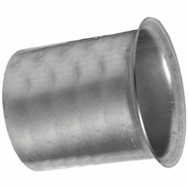 5 Inch ID-OD X 6 Inch OAL Aluminized Steel Type A Turbo Pipe With 5.5 Inch Diameter Flange For CAT 3406/C15