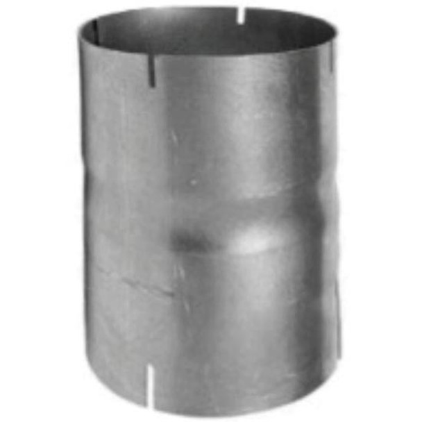 Aluminized Exhaust Coupler 3-1/2 ID X 8 Inch