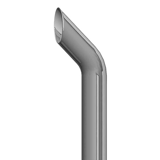 Lincoln Chrome 8 Inch OD Bull Hauler Exhaust Stack - 114 Inch Length