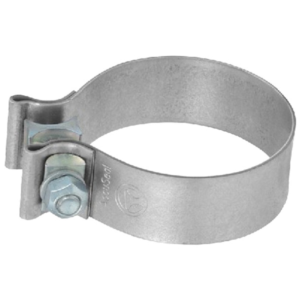 Aluminized 4 Inch Exhaust Band Clamp W/ Single Cinch Bolt