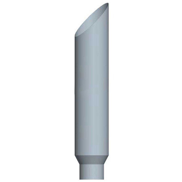 Lincoln Chrome 7-5 OD X 54 Inch Miter Top Stack Lincoln Chrome 7-5 OD X 54 Inch Miter Top Stack