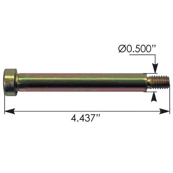 Hood Hinge Pivot Bolt Replaces 27-01274 For Peterbilt 386, 579, 587 & Kenworth T680